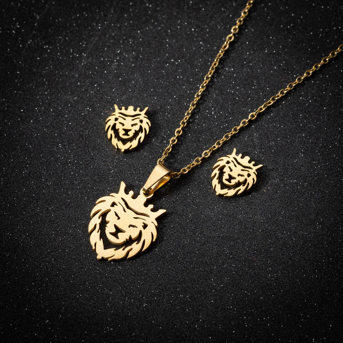 Ensemble Collier et Boucles d'Oreilles Nœud Mignon