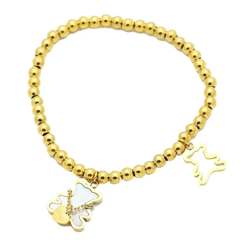 Ensemble 3 Pièces Collier, Bracelet et Boucles d'Oreilles