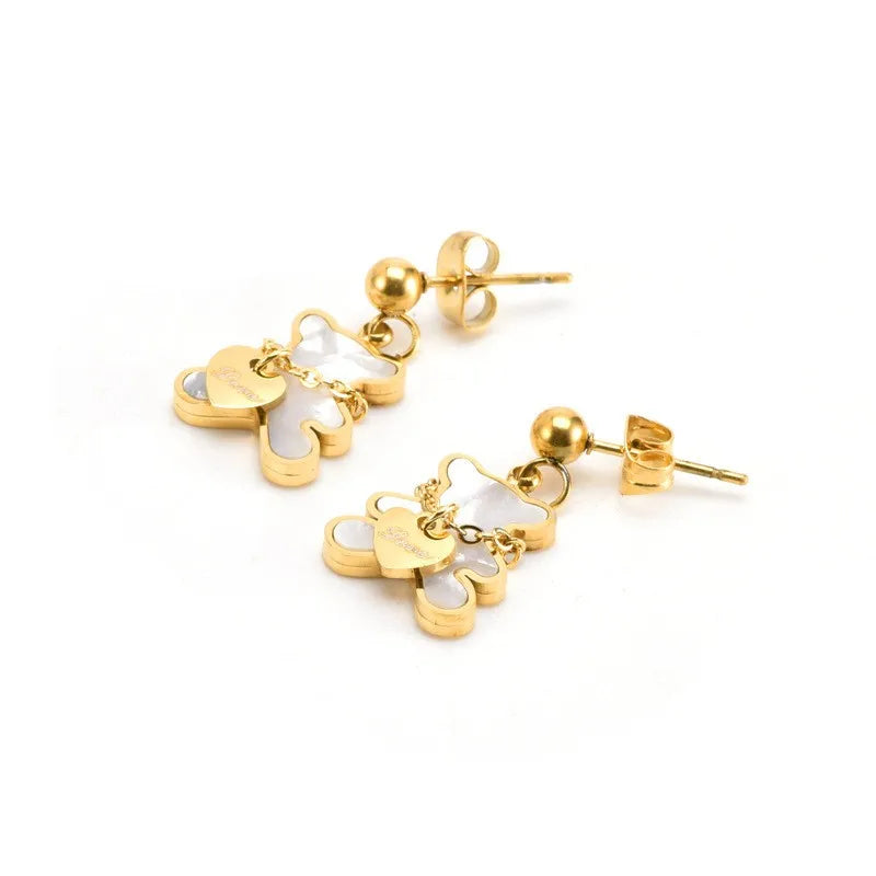 Ensemble 3 Pièces Collier, Bracelet et Boucles d'Oreilles