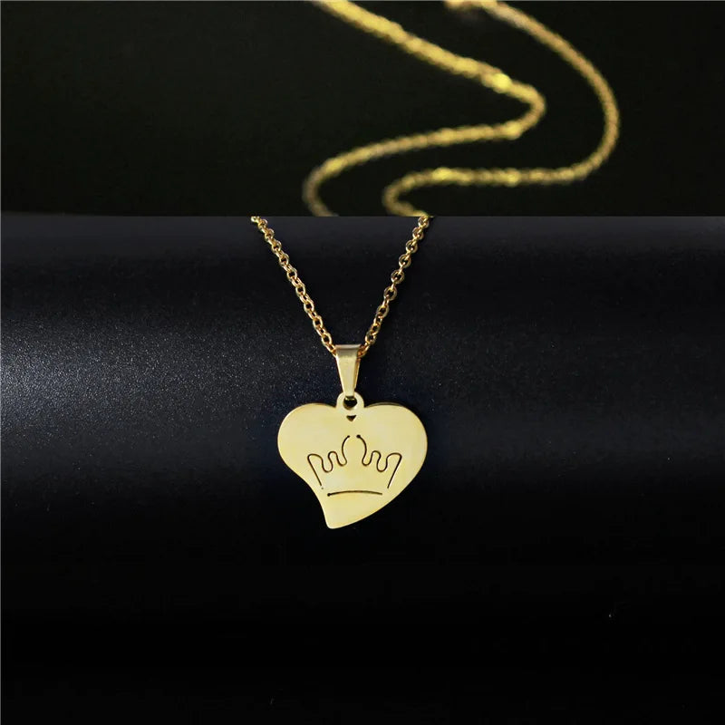 Ensemble Collier Choker Couronne et Boucles d'Oreilles Cristal