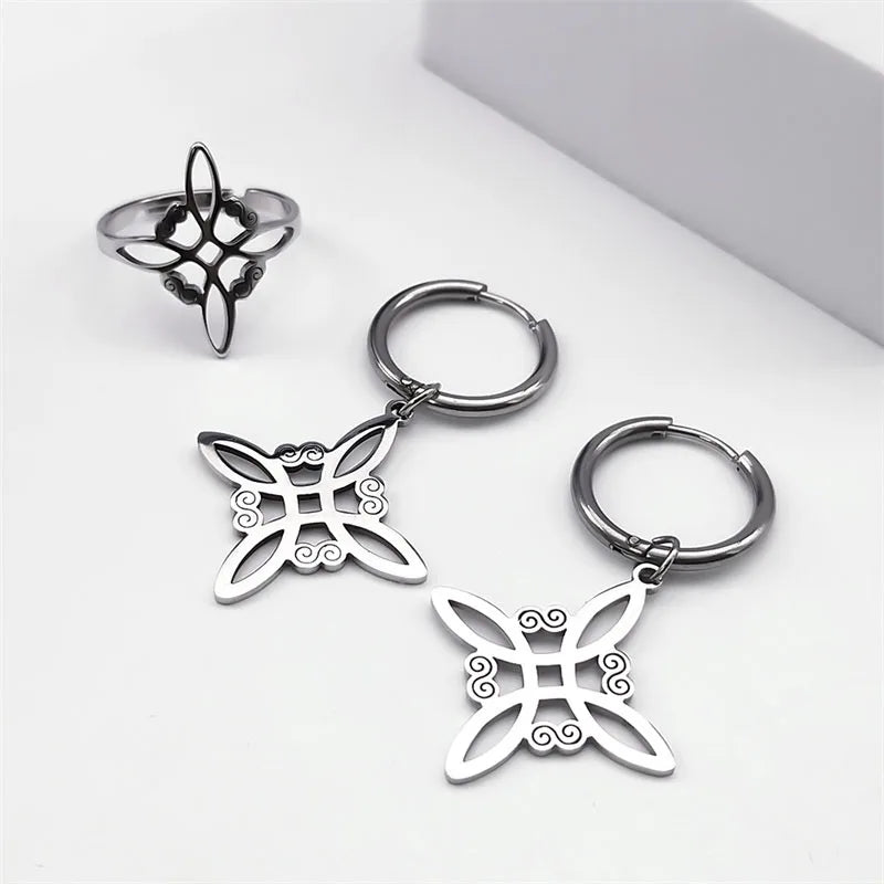 Ensemble Bijoux Nœud Celtique Sorcière