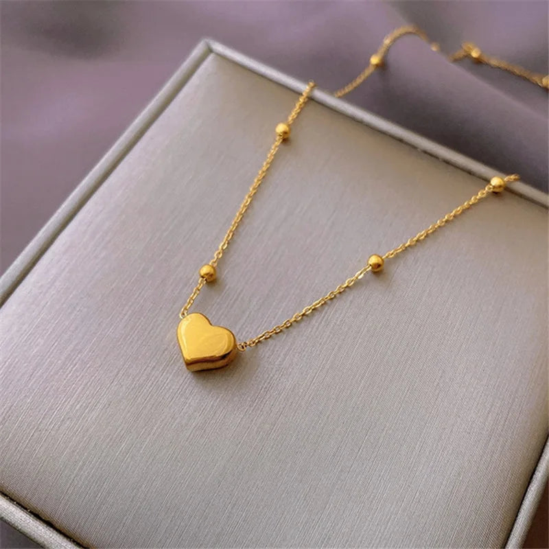 Ensemble Bijoux Cœur Torsadé Élégant
