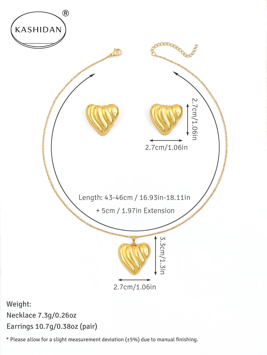 Collier Spirale Torsadée Doré Chic