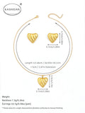 Collier Spirale Torsadée Doré Chic