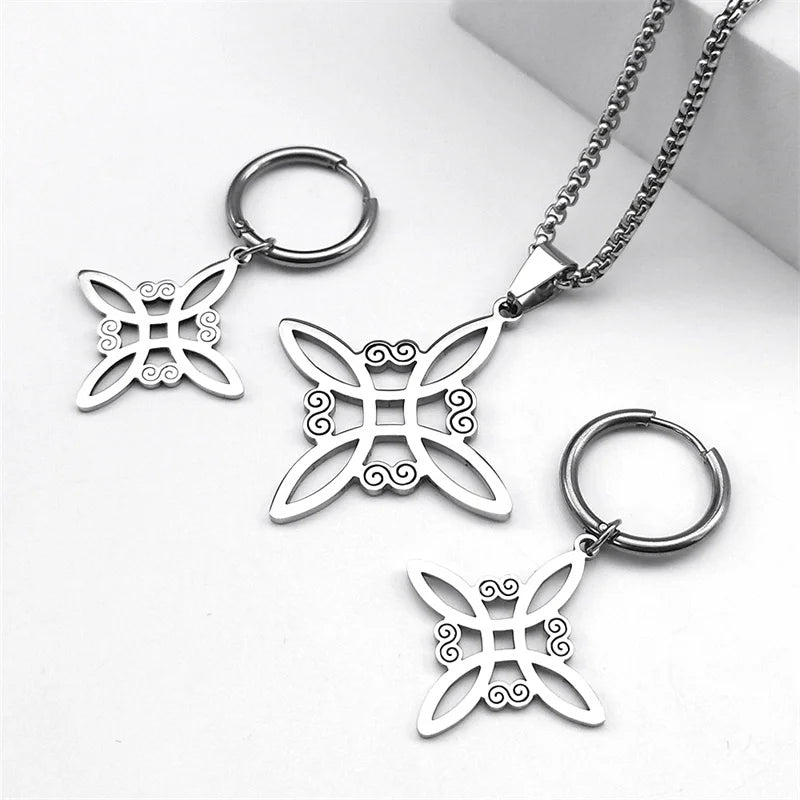 Ensemble Bijoux Nœud Celtique Sorcière