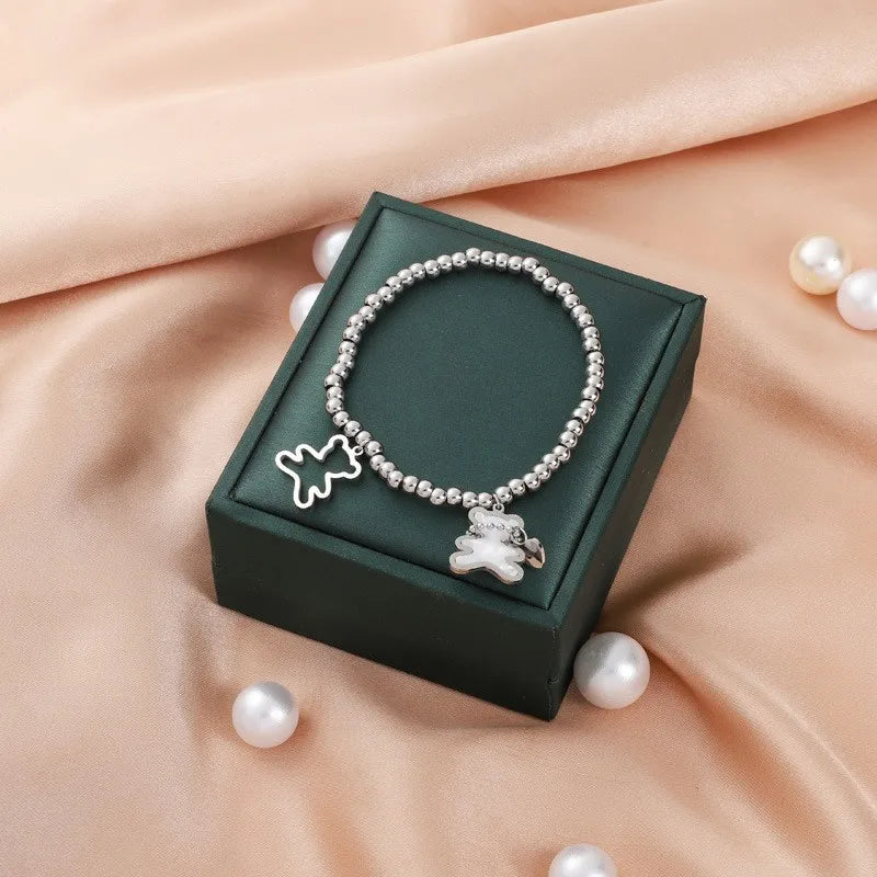 Ensemble 3 Pièces Collier, Bracelet et Boucles d'Oreilles
