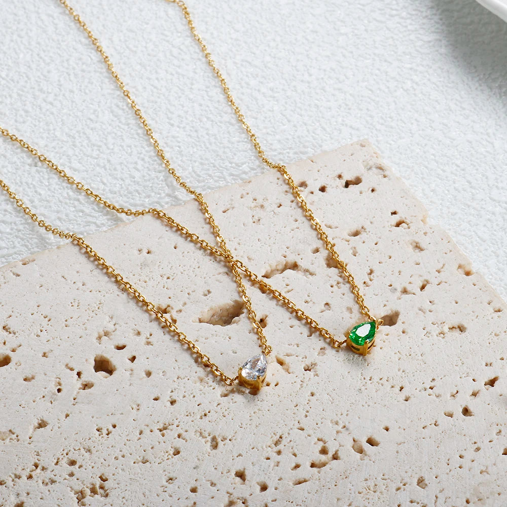 Collier Pendentif Zircon Haut de Gamme