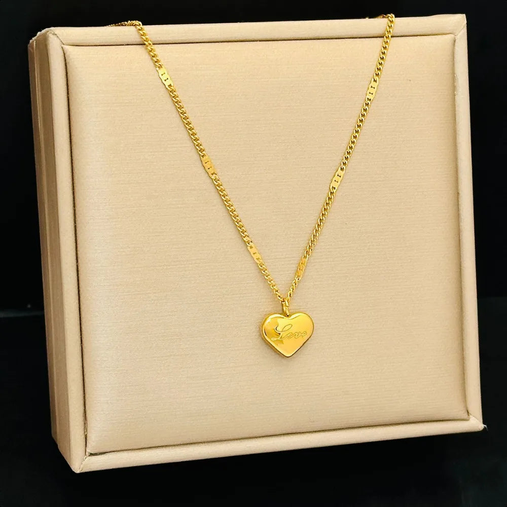 Ensemble Bijoux Cœur Torsadé Élégant