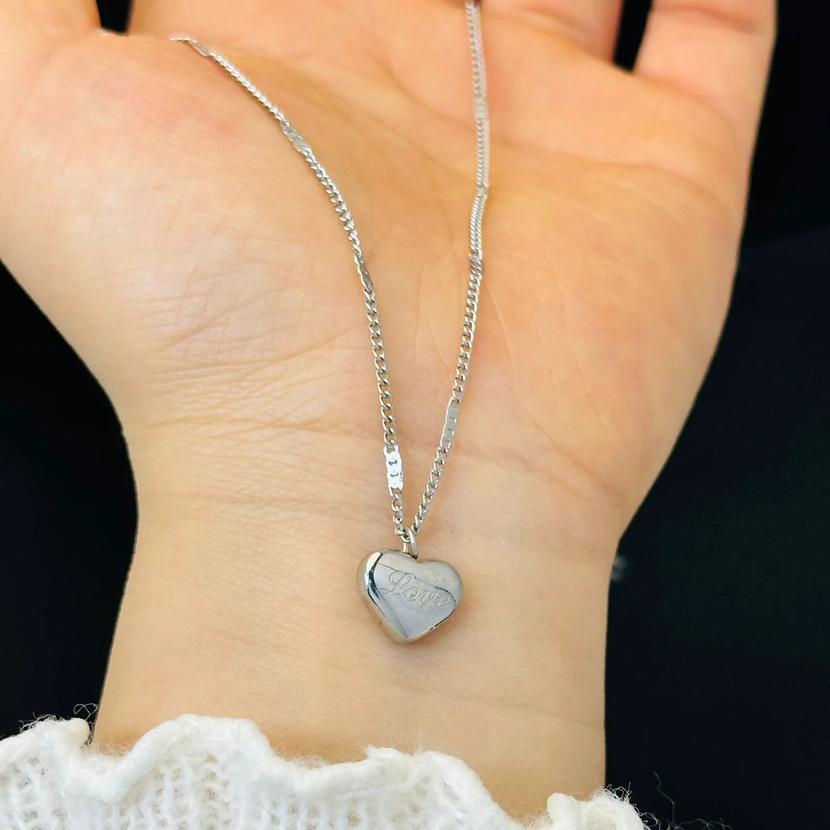 Ensemble Bijoux Cœur Torsadé Élégant