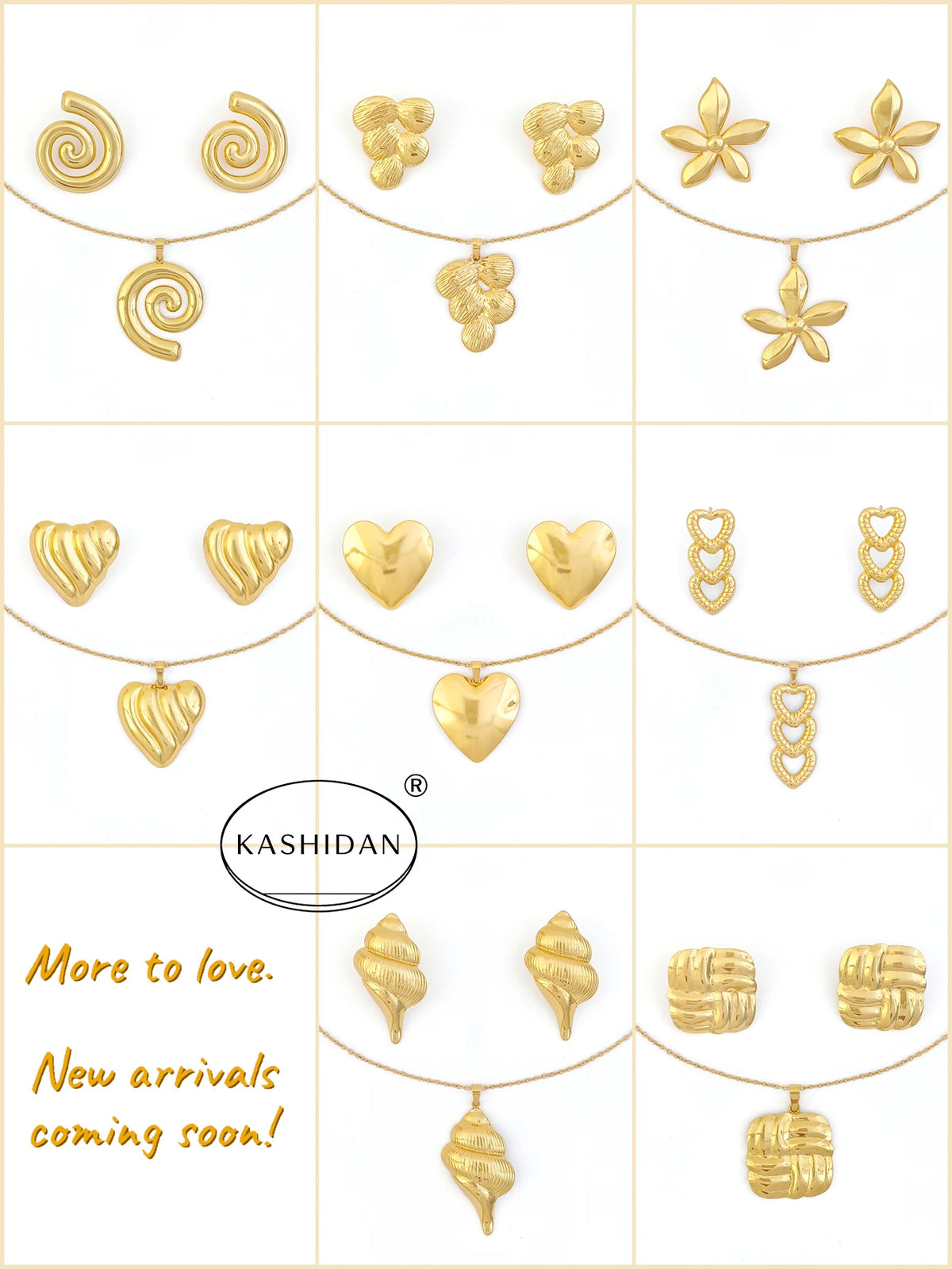 Collier Spirale Torsadée Doré Chic