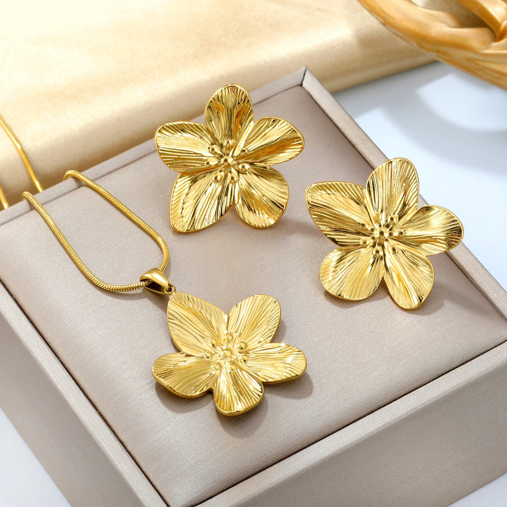 Ensemble Bijoux Fins Pendentif et Bracelet Jonc