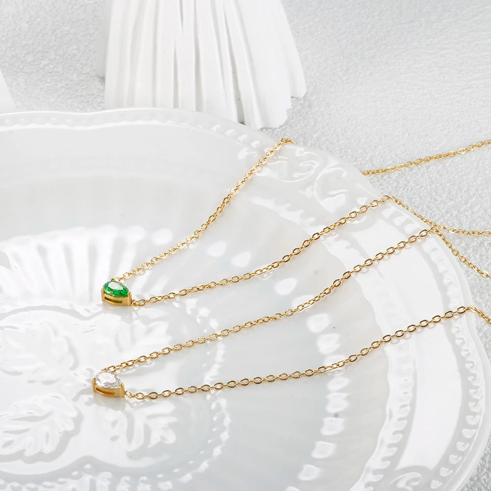 Collier Pendentif Zircon Haut de Gamme