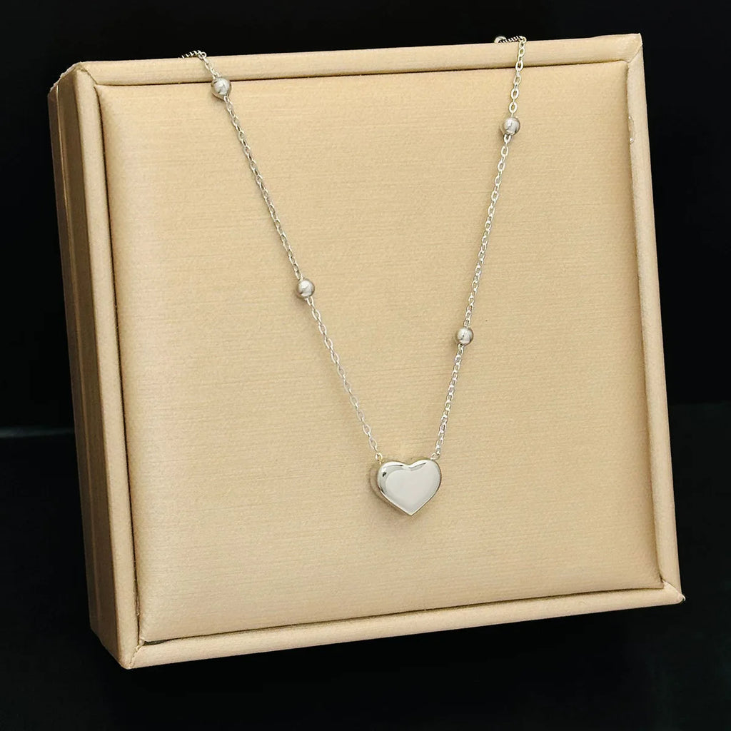Ensemble Bijoux Cœur Torsadé Élégant