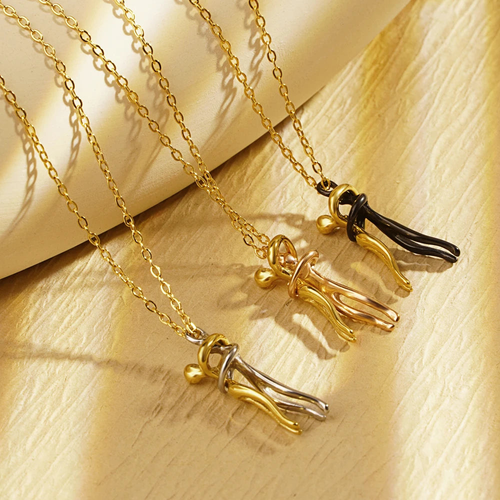 Collier Pendentif Silhouette Tendance