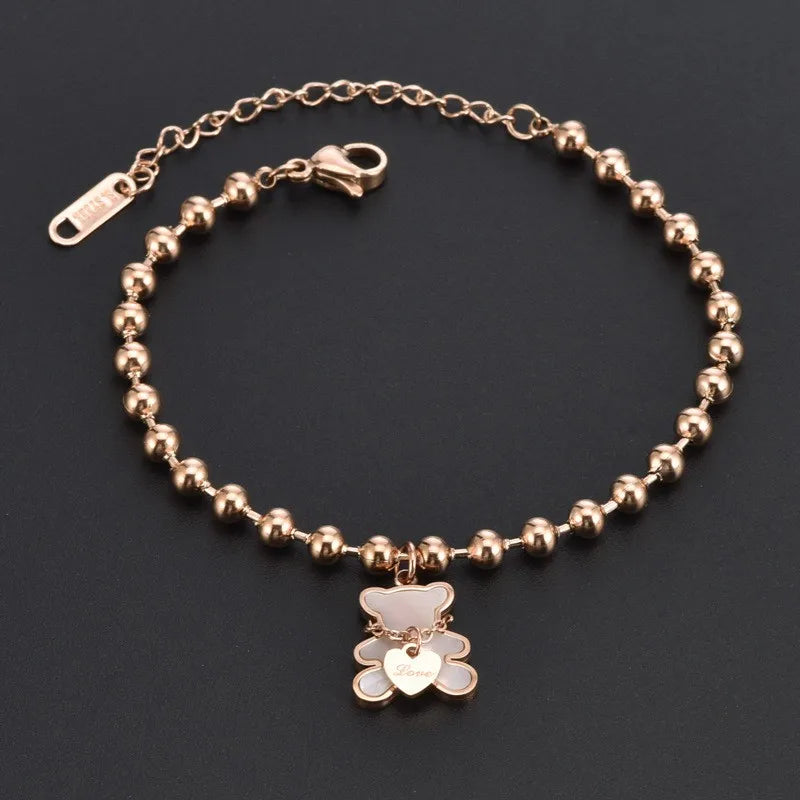 Ensemble 3 Pièces Collier, Bracelet et Boucles d'Oreilles