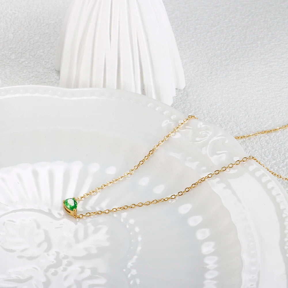 Collier Pendentif Zircon Haut de Gamme