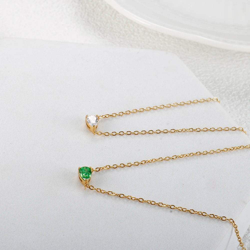 Collier Pendentif Zircon Haut de Gamme