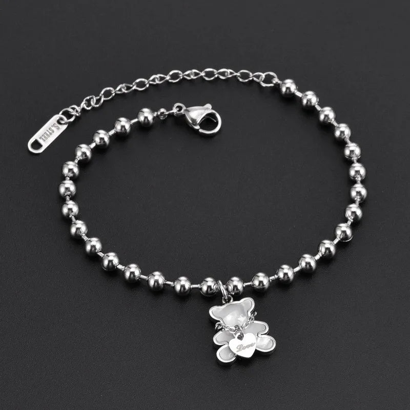 Ensemble 3 Pièces Collier, Bracelet et Boucles d'Oreilles