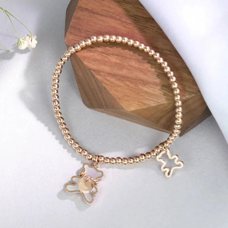 Ensemble 3 Pièces Collier, Bracelet et Boucles d'Oreilles